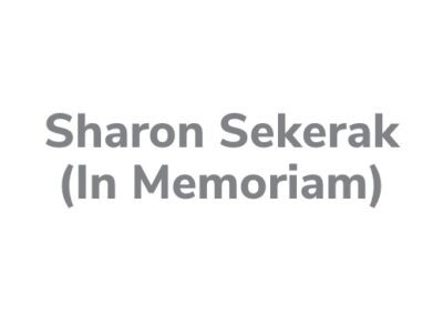 Sharon Sekerak (In Memoriam)